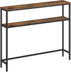 Consoletafels - Vintage Living - 2 planken - Vintage bruin, Huis en Inrichting, Ophalen of Verzenden, Nieuw, Modern