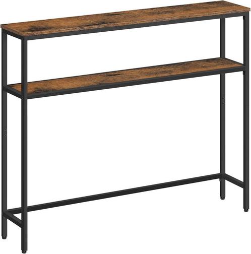 Consoletafels - Vintage Living - 2 planken - Vintage bruin, Huis en Inrichting, Tafels | Sidetables, Nieuw, Ophalen of Verzenden