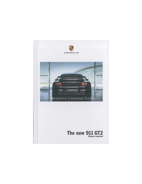 2008 PORSCHE 911 GT2 HARDCOVER BROCHURE ENGELS, Livres, Autos | Brochures & Magazines, Enlèvement ou Envoi