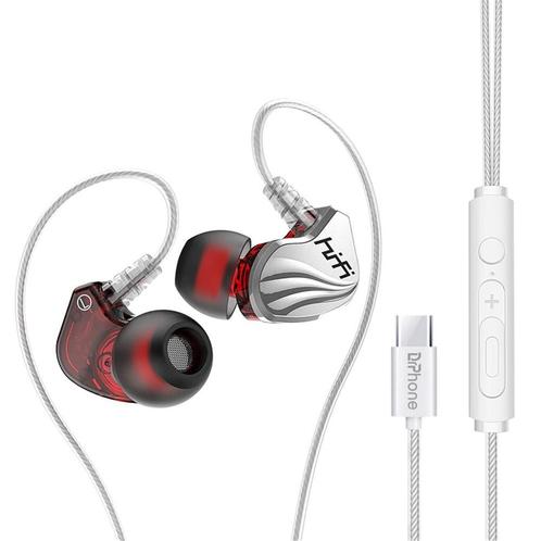 DrPhone Hi15 USB C In-Ear Oordoppen met ingebouwde DAC -, TV, Hi-fi & Vidéo, Casques audio, Envoi