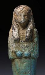 Oud-Egyptisch Faience Oeshabti - 10.5 cm