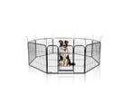 MaxxPet Hondenren - Puppyren met 8 Kennelpanelen - Staal..., Dieren en Toebehoren, Ophalen of Verzenden, Nieuw