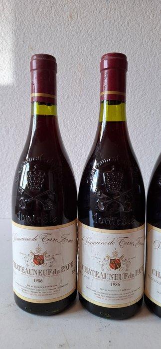 1986 Domaine de Terre Ferme Châteauneuf-du-Pape -