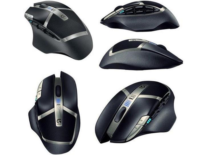 Logitech G602 - Draadloze muis - 2500 DPI - Zwart, Computers en Software, Muizen, Nieuw, Verzenden
