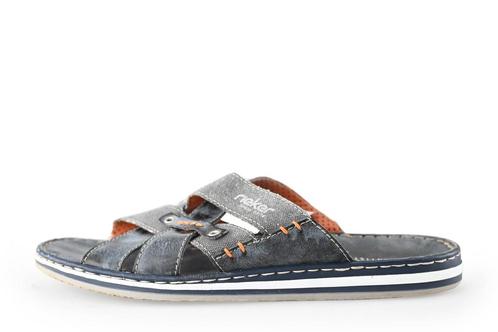 Rieker Slippers in maat 44 Blauw | 5% extra korting, Kleding | Heren, Schoenen, Blauw, Gedragen, Slippers, Verzenden