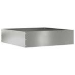 vidaXL Grasafscherming Zilver 50 x 50 x 13 cm Gegevens staal, Tuin en Terras, Verzenden, Nieuw