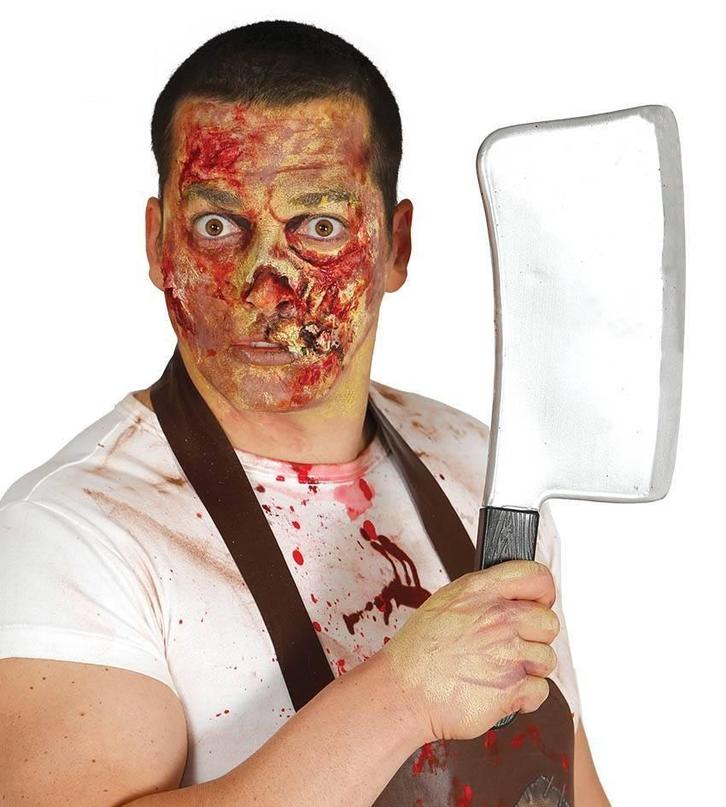 Nep Slagersmes 40cm, Hobby en Vrije tijd, Feestartikelen, Nieuw, Verzenden