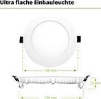 HAGEMANN 4 x LED Inbouwspots Rond 9 Watt 890 lm IP20 - 135, Elektronische apparatuur, Verzenden, Nieuw