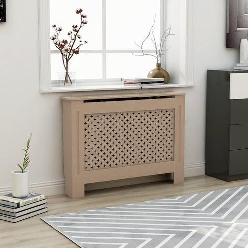 vidaXL Radiatorombouw 112x19x81,5 cm MDF, Doe-het-zelf en Bouw, Verwarming en Radiatoren, Nieuw, Verzenden