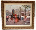 Franse school (XX) - Boulevard parisino, Antiek en Kunst