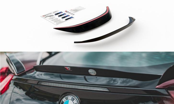 Maxton Design Central Cap Zwart Spoiler BMW I8 B3693, Auto-onderdelen, Carrosserie, Nieuw, BMW, Achter
