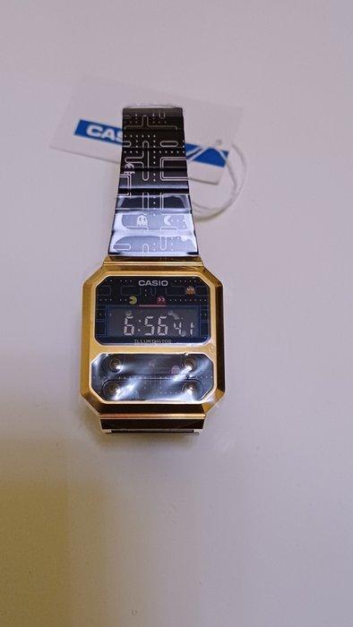 Casio - PAC-MAN a100wepc-1ber - Sans prix de réserve -, Handtassen en Accessoires, Horloges | Heren