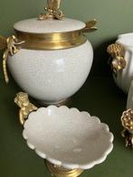 G&C Interiors - Vase (4) - Bronze, Porcelaine - Décorations