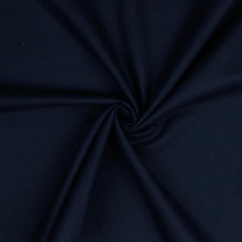 10 meter flanel stof - Marineblauw - 100% katoen, Hobby en Vrije tijd, Stoffen en Lappen, 120 cm of meer, 200 cm of meer, Blauw