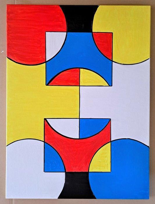 Enzo San Marco (1992) - Modular Composition, Antiek en Kunst, Kunst | Schilderijen | Modern
