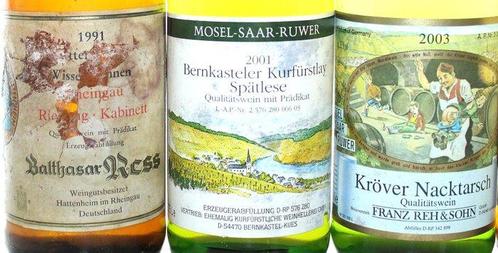 1991 to 2005 Spätlese + Kabinett Hattenheim Wisselbrunnen,, Verzamelen, Wijnen