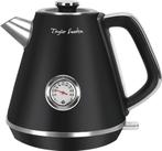 Waterkoker - Retro - met thermometer - 1.7L - 2200W - Zwart, Huis en Inrichting, Verzenden, Nieuw