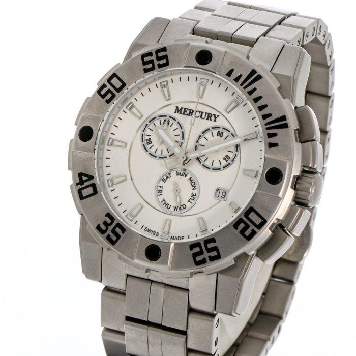 MERCURY - Swiss Chronograph - ME10225-SS-1 - Sans Prix de, Handtassen en Accessoires, Horloges | Heren