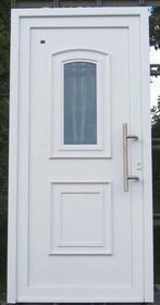 pvc voordeur , buitendeur , deur 104 x 220 wit, Doe-het-zelf en Bouw, 100 tot 120 cm, 215 cm of meer, Nieuw, Ophalen of Verzenden