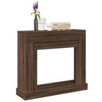 vidaXL Haardombouw 100x30x87,5 cm bewerkt hout bruin, Huis en Inrichting, Kachels, Verzenden, Nieuw