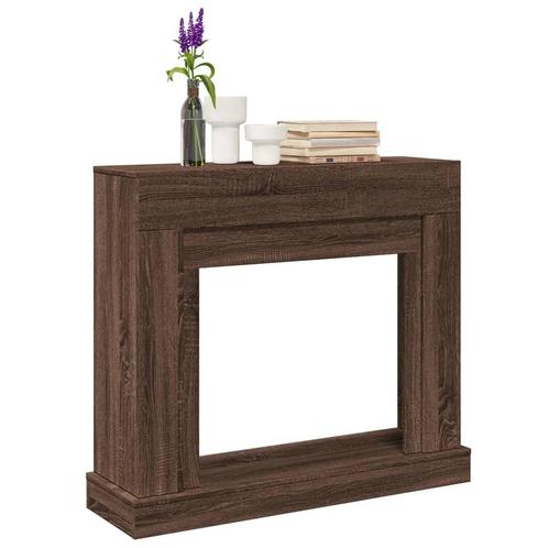 vidaXL Haardombouw 100x30x87,5 cm bewerkt hout bruin, Huis en Inrichting, Kachels, Nieuw, Verzenden