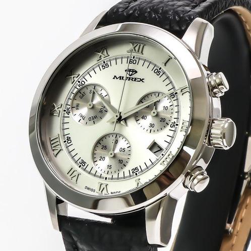 Murex - Swiss Chronograph - MUC614-SL-1 - Zonder, Handtassen en Accessoires, Horloges | Heren