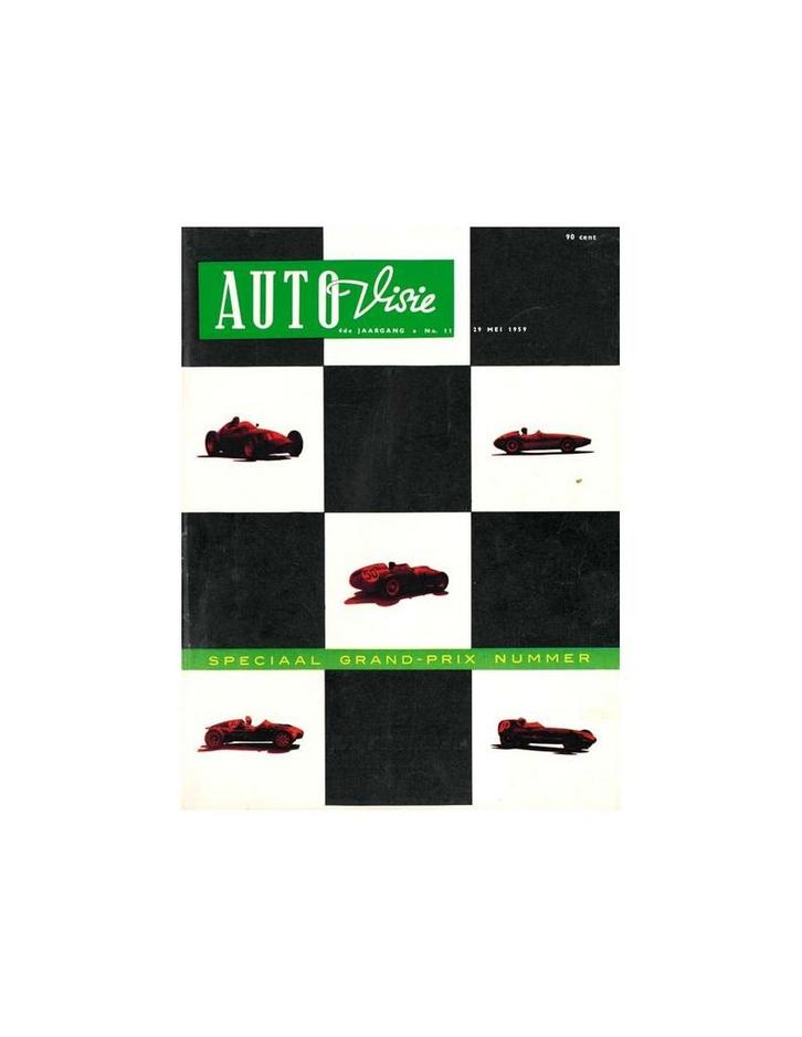 1959 AUTOVISIE MAGAZINE 11 NEDERLANDS, Boeken, Auto's | Folders en Tijdschriften, Ophalen of Verzenden