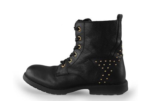 Keq Veterboots in maat 34 Zwart | 5% extra korting, Kinderen en Baby's, Kinderkleding | Schoenen en Sokken, Jongen of Meisje, Zo goed als nieuw