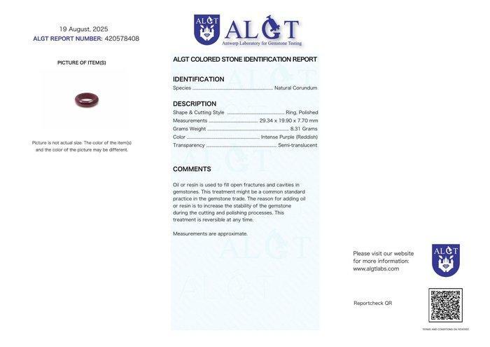 Geen veilingreserve - ALGT-gecertificeerd - Grote en Zeer, Verzamelen, Mineralen en Fossielen