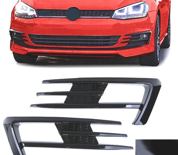 GRILLES ANTIBROUILLARD VOLKSWAGEN VW GOLF 7 12-17 LOOK GTI N, Auto-onderdelen, Carrosserie, Verzenden