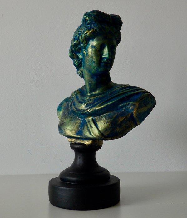 Buste, Apollo - 32 cm - Gips, Antiek en Kunst, Curiosa en Brocante