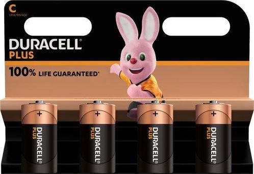 Duracell C Plus Alkaline Batterijen 4 stuks (Elektronica), Audio, Tv en Foto, Foto | Geheugenkaarten, Nieuw, Verzenden