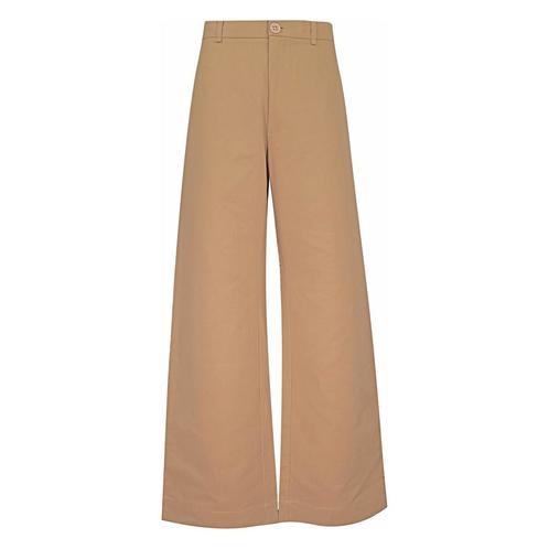 Phisique du Role • wijde beige pantalon • 40 (3), Kleding | Dames, Broeken en Pantalons, Verzenden