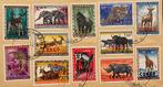 Belgisch-Congo 1960 - Republiek Congo - Fauna van Congo met, Gestempeld