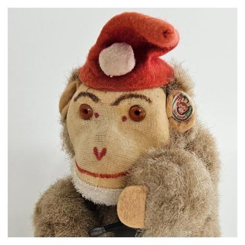 Carl Max - Jolly Musical Monkey - Opwindspeelgoed -, Antiek en Kunst, Antiek | Speelgoed