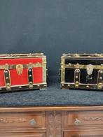 Cercueil (2) - Laiton doré, Bois