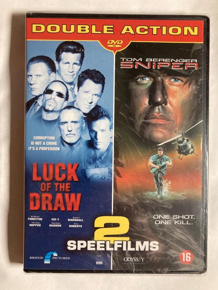 FILMBOX / LUCK OF THE DRAW / SNIPER (IN SEAL) (DVD), Cd's en Dvd's, Dvd's | Overige Dvd's, Gebruikt