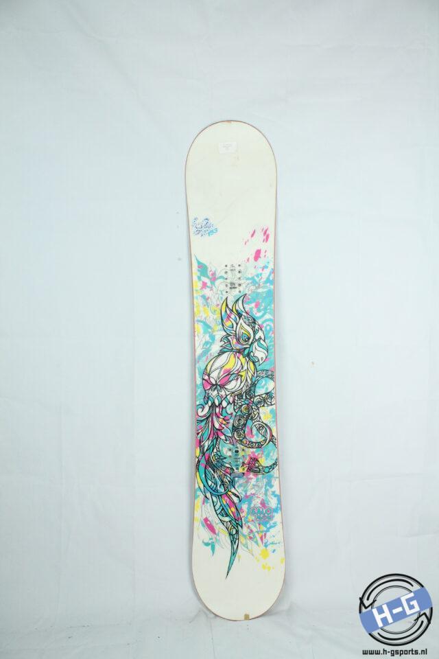Refurbished - Snowboard - Salomon Lash - 153, Sport en Fitness, Snowboarden, Board, Gebruikt, Ophalen of Verzenden