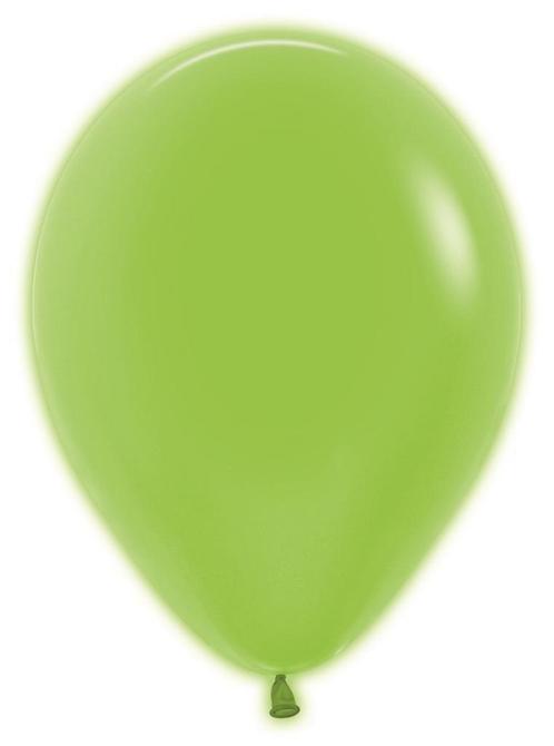 Ballonnen Neon Green 30cm 50st, Hobby en Vrije tijd, Feestartikelen, Nieuw, Verzenden