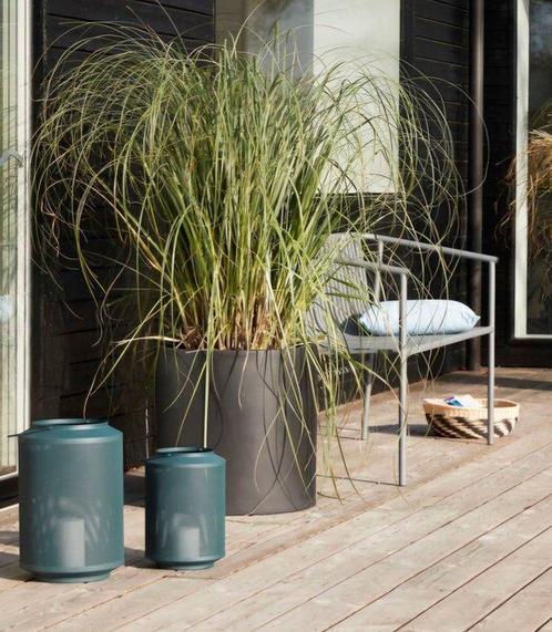 Hübsch - Lantaarn (2) - Randlampen - Groen - Metaal - 2, Antiek en Kunst, Kunst | Designobjecten