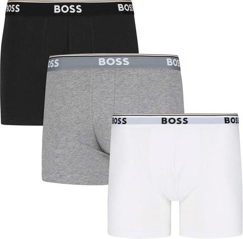 BOSS Boxershorts Power 3-Pack 999 maat XL Heren, Kleding | Heren, Ondergoed, Wit, Boxer, Verzenden