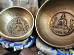 Klankschaal - Klankschalen Boeddhisme - Nepal - 2x 3 delige