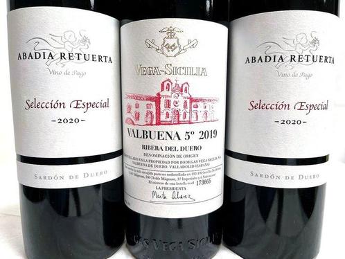 2019 Vega Sicilia, Valbuena 5º Año & 2020 Abadía Retuerta,, Verzamelen, Wijnen