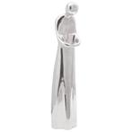 vidaXL Sculptuur Zilver 10 x 16 x 49 cm Aluminium, Antiek en Kunst, Verzenden