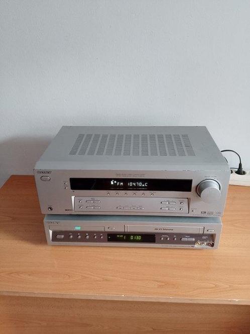 Sony - Récepteur STR-DE495P, Enregistreur DVD SLV-D900, Audio, Tv en Foto, Radio's