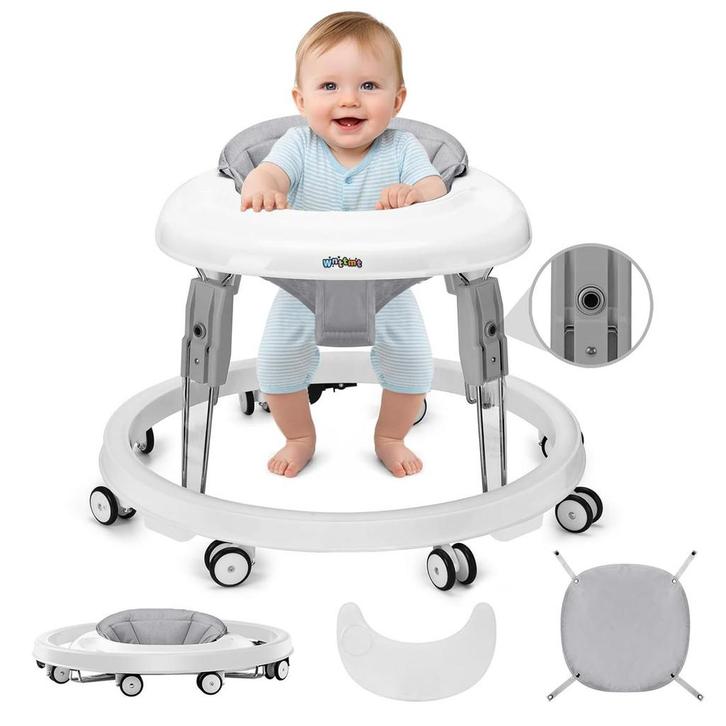 Babyloopwagen met wielen, inklapbaar en draagbaar, met hoogt, Kinderen en Baby's, Speelgoed | Babyspeelgoed, Nieuw, Verzenden