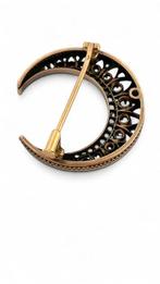 Broche - 18 carats Or jaune, Argent Diamant (Naturelle)