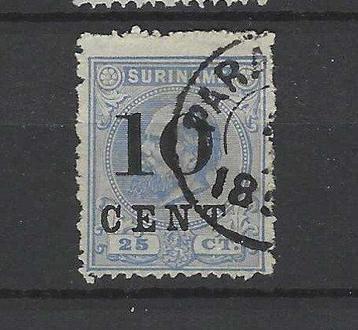 Suriname 1898 - Hulpuitgifte - NVPH 29/33 + 32a