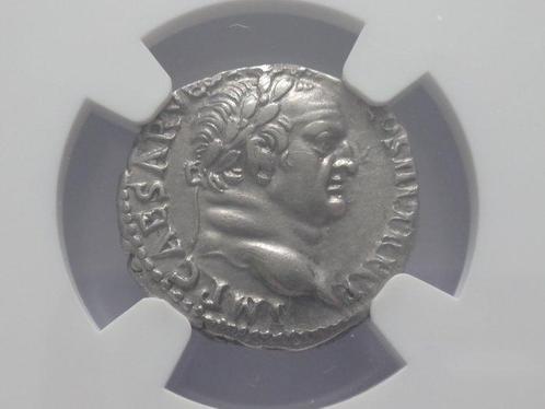 Empire romain. Vespasian with Titus and Domitian as Caesares, Postzegels en Munten, Munten | Europa | Niet-Euromunten