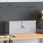 vidaXL Aluminium kist 48,5x14x20 cm zilverkleurig, Doe-het-zelf en Bouw, Verzenden, Nieuw
